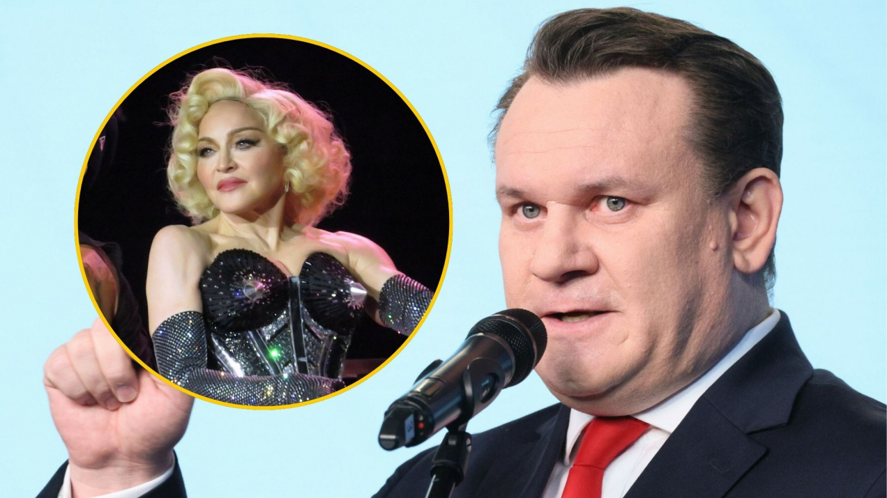 Madonna i Trump: Polityk PiS Dominik Tarczyński ostro zareagował na wpis piosenkarki